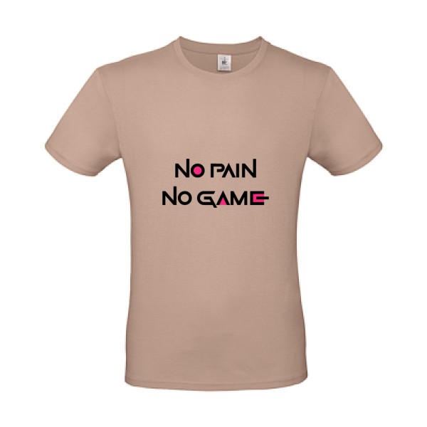 T-shirt léger - B&C - E150 - NO PAIN NO GAME 