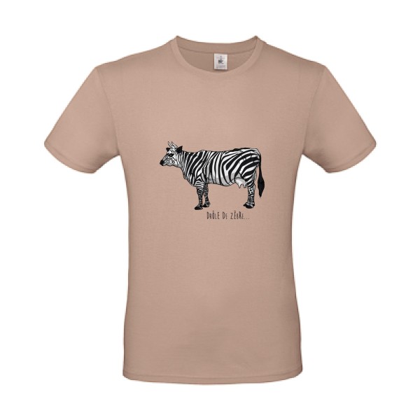 T-shirt léger - B&C - E150 - drole de zebre