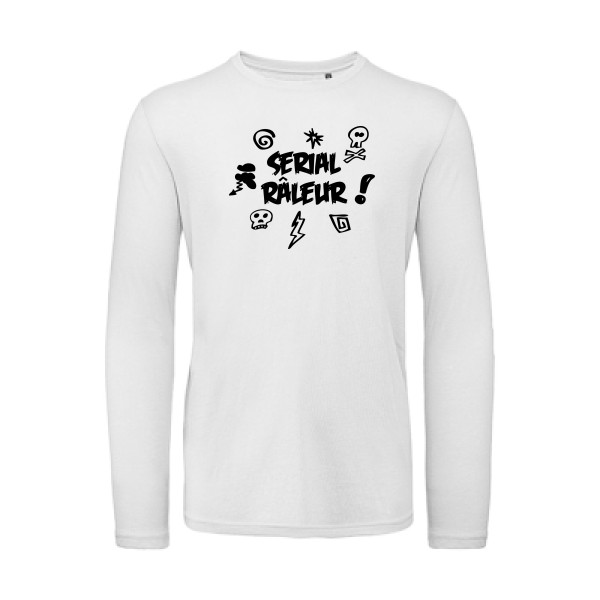 Serial râleur - Cadeau original -B&C - T Shirt organique manches longues