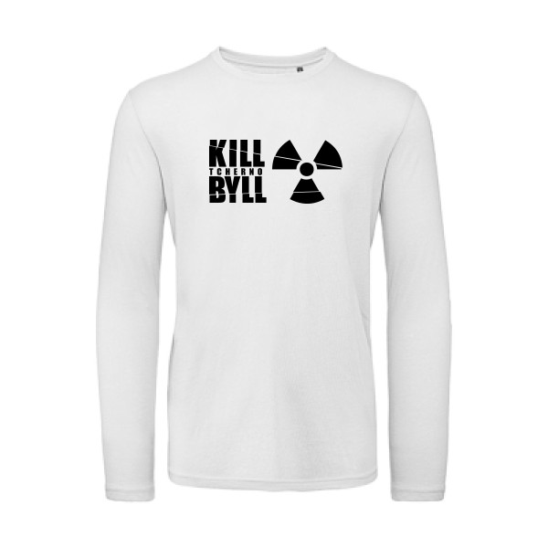 T-shirt bio manches longues Homme original - KillTchernoByll -