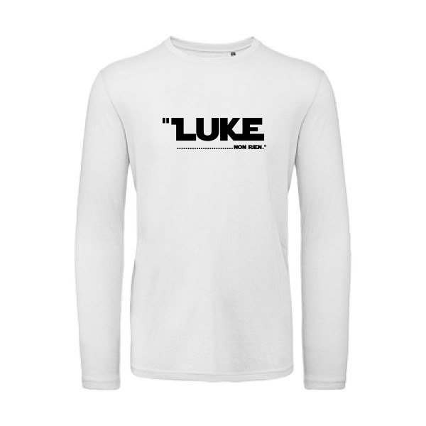 Luke... - Tee shirt original Homme -B&C - T Shirt organique manches longues
