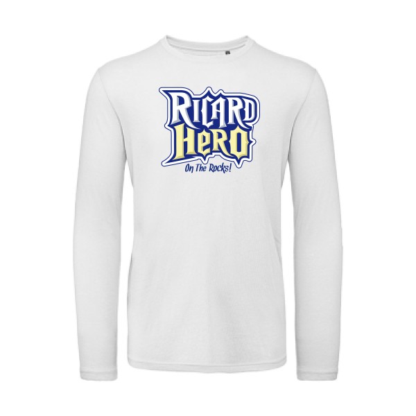 RicardHero Tee shirt apero -B&C - T Shirt organique manches longues