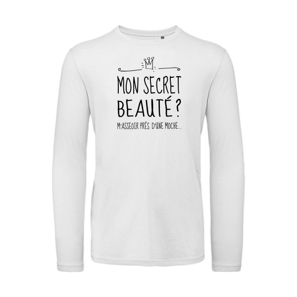 Ange -T-shirt bio manches longues texte humour -sur B&C - T Shirt organique manches longues