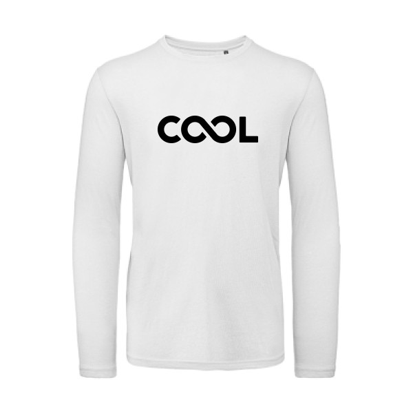 Infiniment cool - Le Tee shirt  Cool - B&C - T Shirt organique manches longues