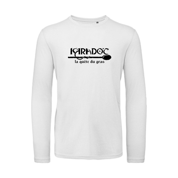 Karadoc -T-shirt bio manches longues Karadoc - Homme -B&C - T Shirt organique manches longues -thème  Kaamelott- Rueduteeshirt.com -