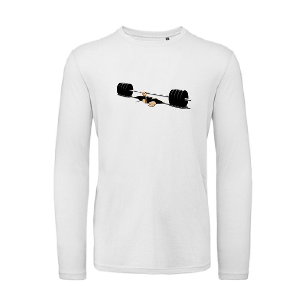 crac- T shirt musculation - B&C - T Shirt organique manches longues