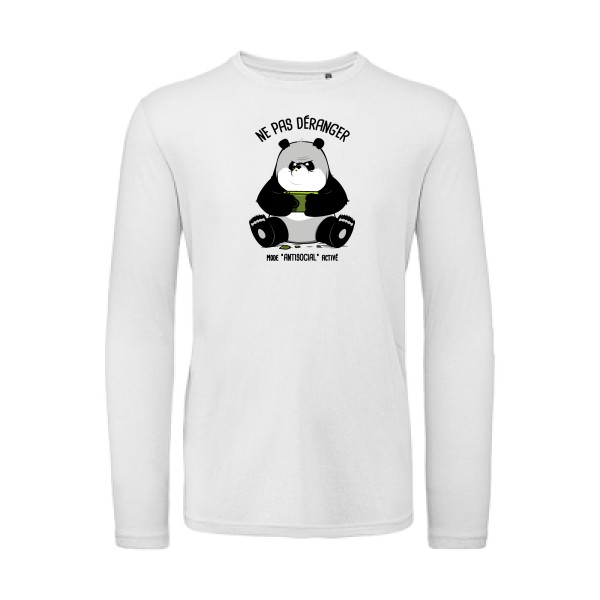 Ne pas déranger-T shirt animaux rigolo - B&C - T Shirt organique manches longues -