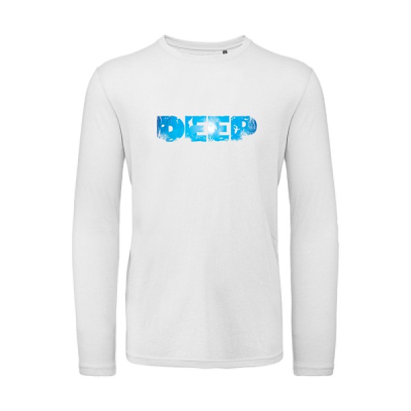 deep- tee-shirt original- modèle B&C - T Shirt organique manches longues-