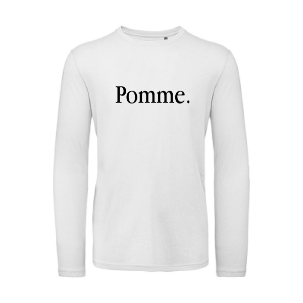 Pub Subliminale - Vêtement geek et drôle - Modèle B&C - T Shirt organique manches longues - Thème t-shirt Geek -