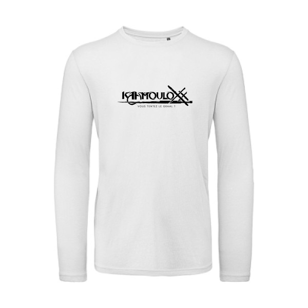 KAAMOULOXX ! - tee shirt humour Homme - modèle B&C - T Shirt organique manches longues -