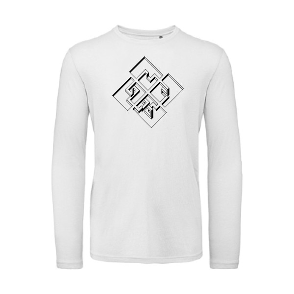 T-shirt bio manches longues - B&C - T Shirt organique manches longues - Fatal Labyrinth
