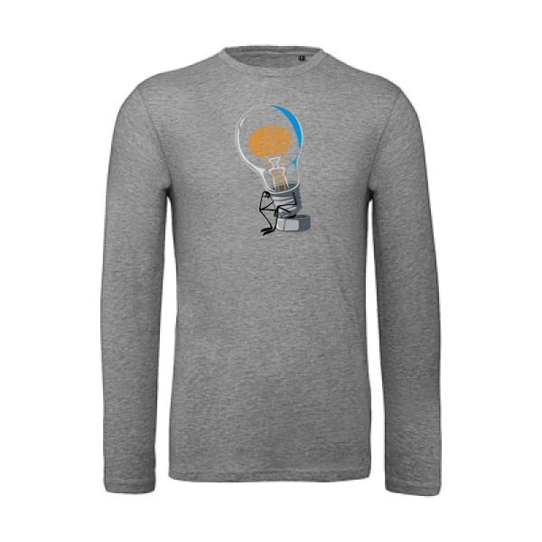 Le penseur  Tee shirt original -B&C - T Shirt organique manches longues