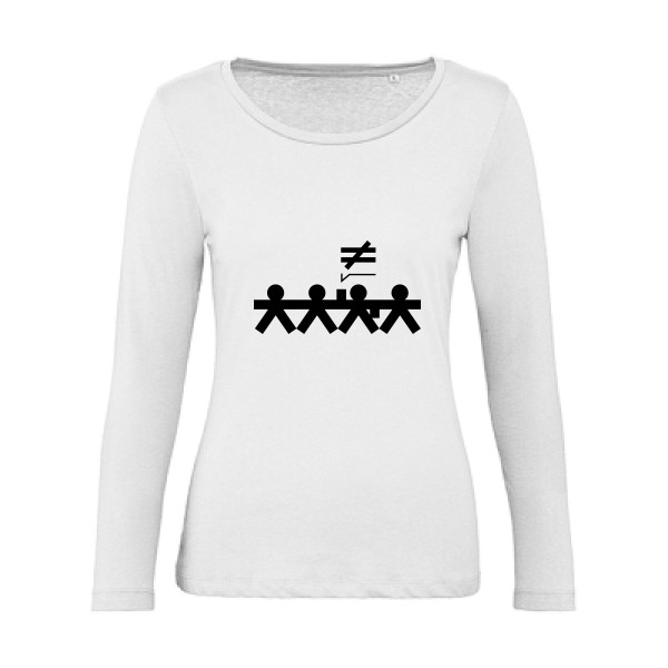 T-shirt femme bio manches longues - B&C - Inspire LSL women  - Not a number !