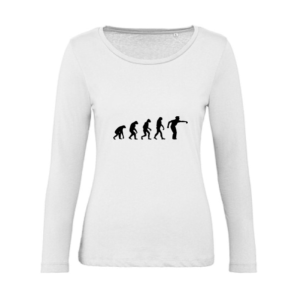 OhFan!!! - Tee shirt petanque original-B&C - Inspire LSL women 
