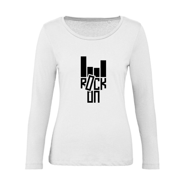 Rock On ! -Tee shirt rock Femme-B&C - Inspire LSL women 