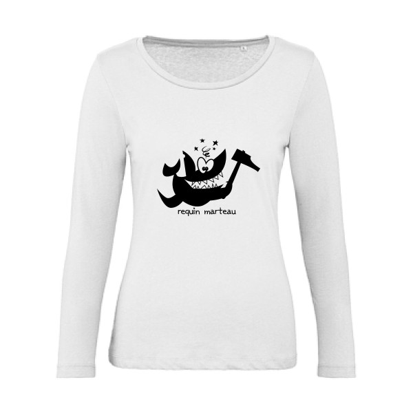 Requin marteau-T shirt marrant-B&C - Inspire LSL women 