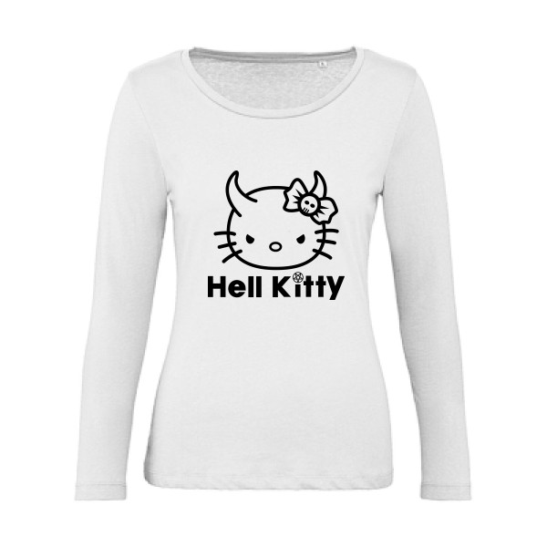 Hell Kitty - Tshirt rigolo-B&C - Inspire LSL women 