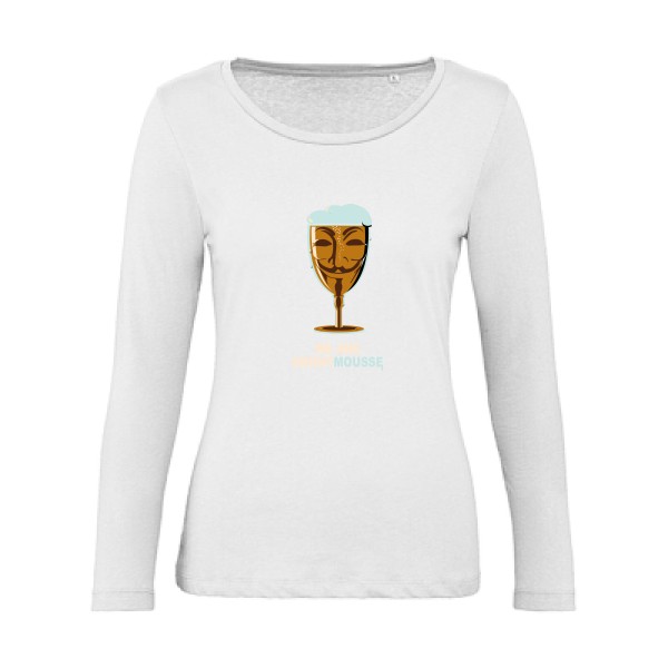 anonymous t shirt biere - anonymousse -B&C - Inspire LSL women 