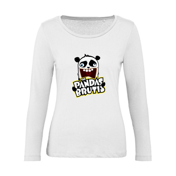 The Magical Mystery Pandas Brutis - t shirt idiot -B&C - Inspire LSL women 