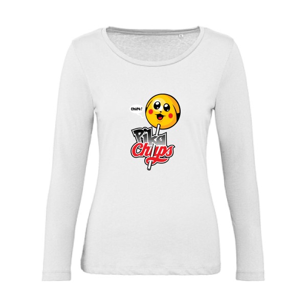 Tee shirt vintage - Pikachups -B&C - Inspire LSL women 