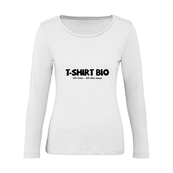 T-Shirt BIO-tee shirt humoristique-B&C - Inspire LSL women 
