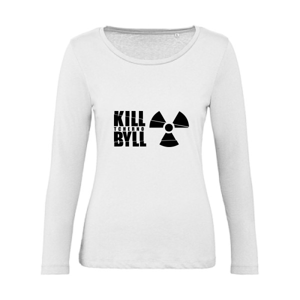 T-shirt femme bio manches longues Femme original - KillTchernoByll -