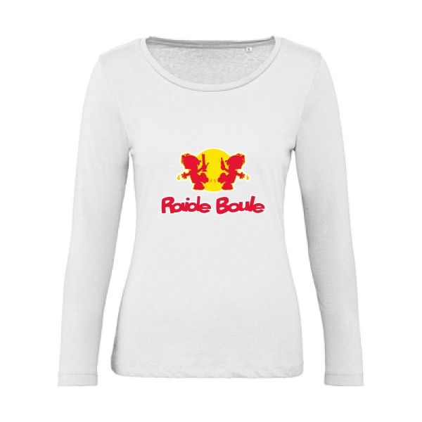 RaideBoule - Tee shirt parodie Femme -B&C - Inspire LSL women 