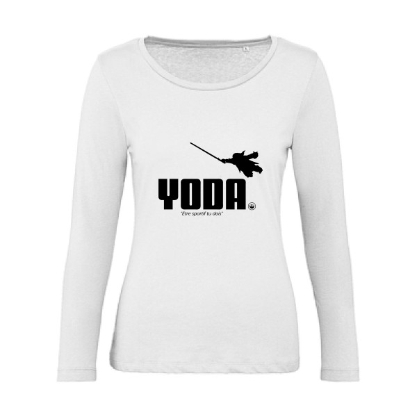 Yoda - star wars T shirt -B&C - Inspire LSL women 