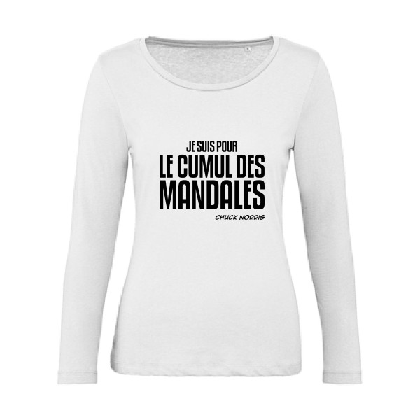Cumul des Mandales - Tee shirt fun - B&C - Inspire LSL women 