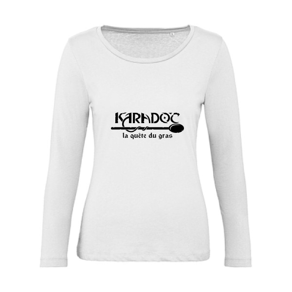 Karadoc -T-shirt femme bio manches longues Karadoc - Femme -B&C - Inspire LSL women  -thème  Kaamelott- Rueduteeshirt.com -