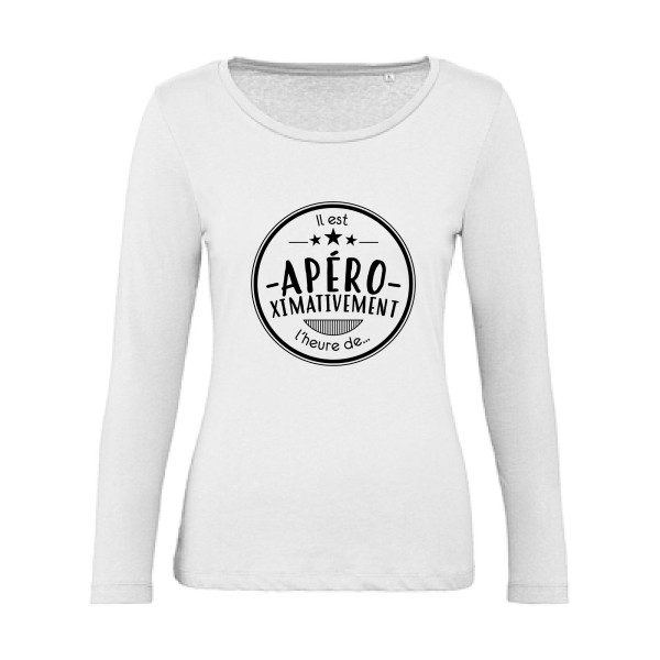 T-shirt femme bio manches longues - B&C - Inspire LSL women  - Apéro