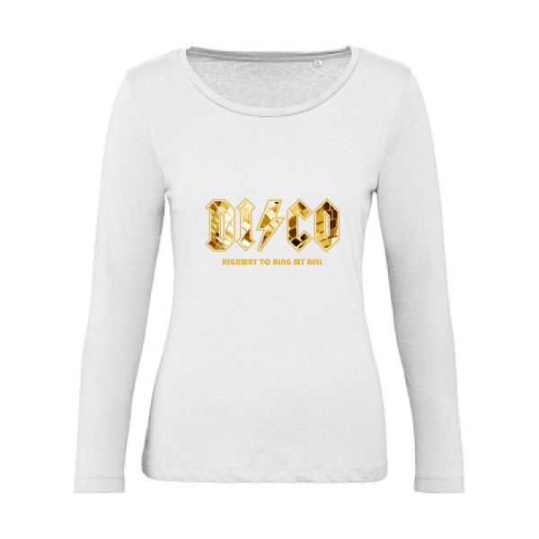 DISCO - T shirt vintage Femme - modèle B&C - Inspire LSL women  - thème vintage -