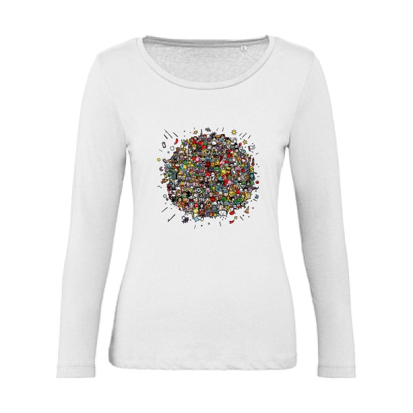 Planète Pop Culture- T-shirts originaux -modèle B&C - Inspire LSL women  -