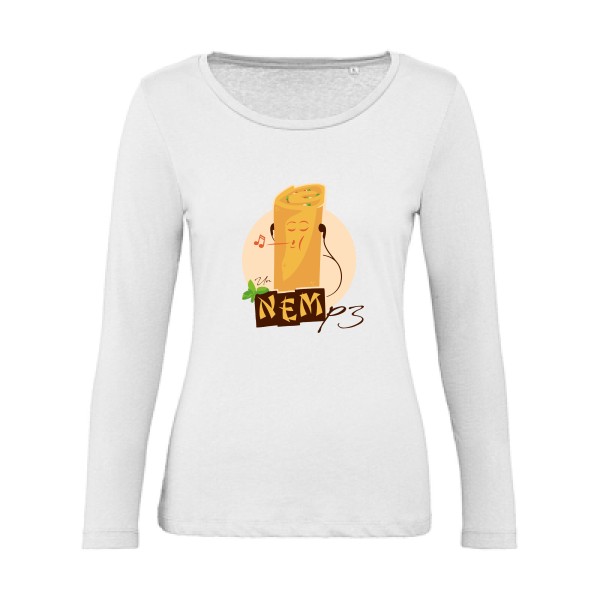 NEMp3-T shirt geek drole - B&C - Inspire LSL women 