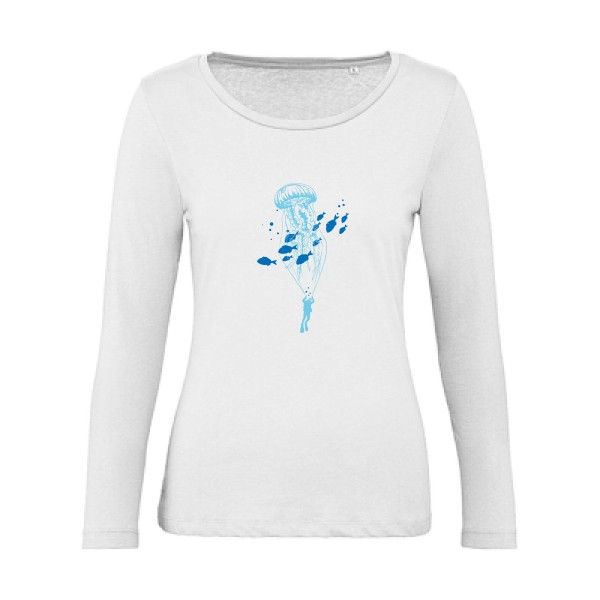 Under the sky-T shirt Femme original - modèle B&C - Inspire LSL women  -