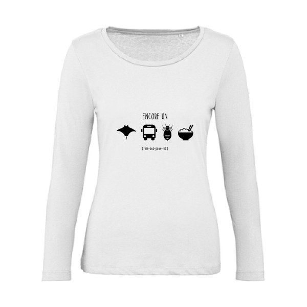 REBUS- T shirt rigolo- modèle B&C - Inspire LSL women  - 