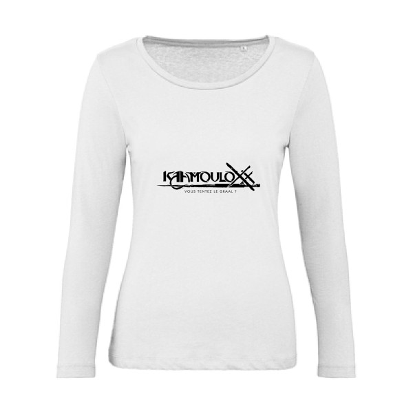 KAAMOULOXX ! - tee shirt humour Femme - modèle B&C - Inspire LSL women  -