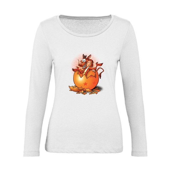 Dragon surprise - modèle B&C - Inspire LSL women  - Thème t shirt enfant -