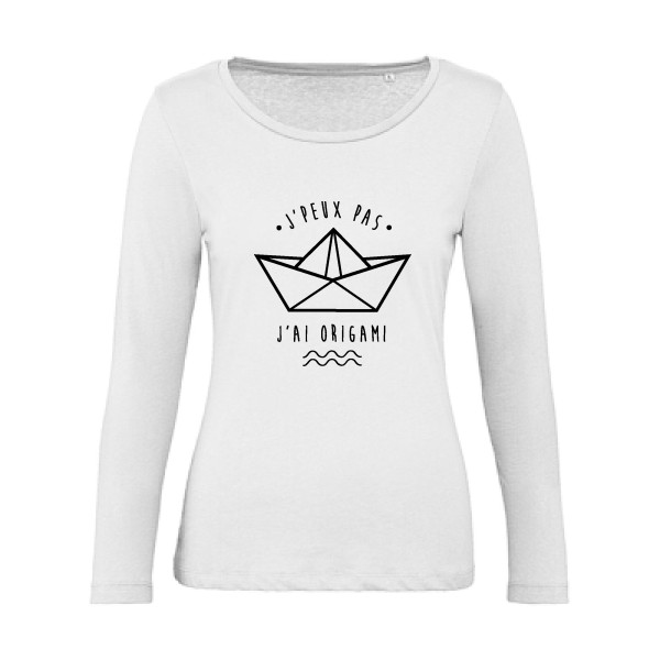 Origami shirt sur B&C - Inspire LSL women 