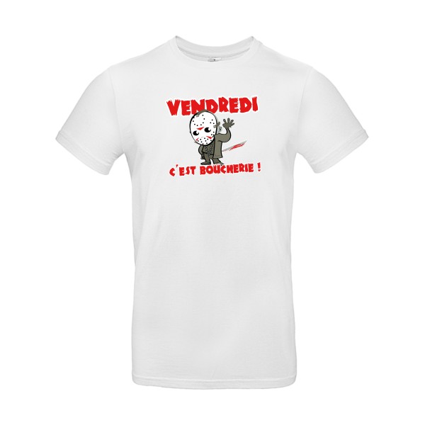 T-shirt Homme original - VENDREDI C'EST BOUCHERIE ! - 
