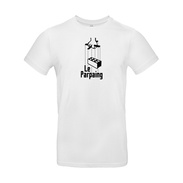 le parpaing -T-shirt parodie Homme  -B&C - E190 -Thème parodie le parrain -