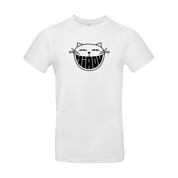 The smiling cat - T-shirt chat -Homme-B&C - E190 - thème humour et bd -