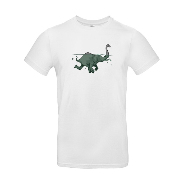 Loch Ness Attraction -T-shirt geek original Homme  -B&C - E190 -Thème geek original -