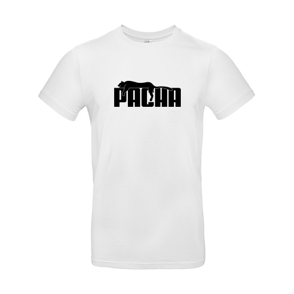 Pacha - T-shirt parodie humour Homme - modèle B&C - E190 -thème humour et parodie -