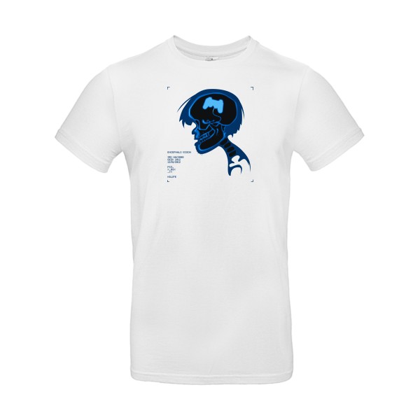 radiogamer - T shirt skull -B&C - E190