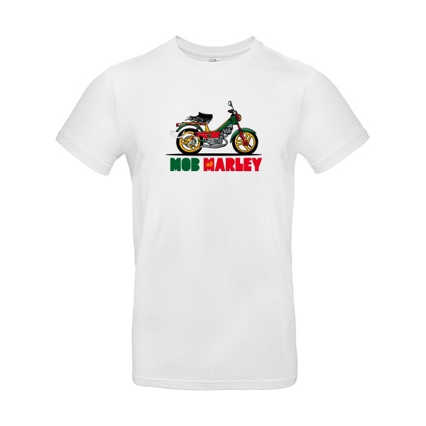 Mob Marley - T-shirt reggae Homme - modèle B&C - E190 -thème musique et bob marley -