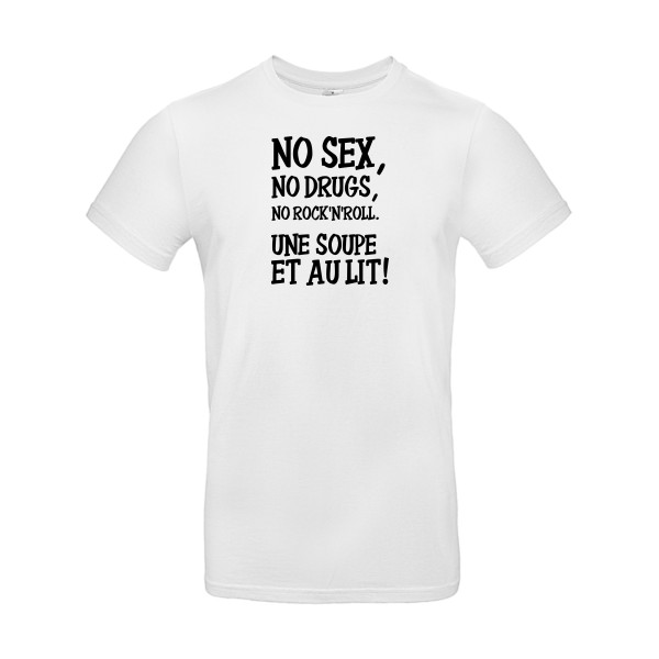 NO... - T-shirt  rock - modèle B&C - E190 -thème musique et rock'n'roll-