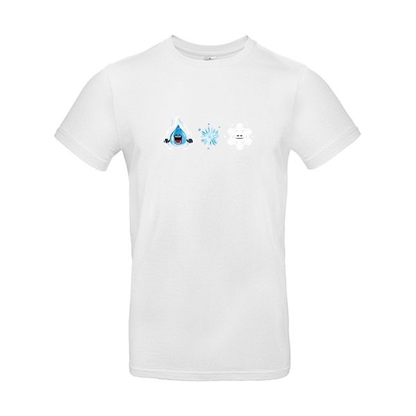 SnowFlake - T-shirt drôle Homme  -B&C - E190 - Thème original et drôle -