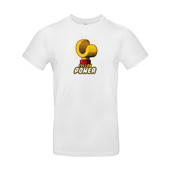 Yellow Power -T-shirt parodie marque - B&C - E190