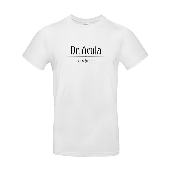 Dr.Acula - T-shirt Homme original - B&C - E190 - thème humour et jeux de mots -